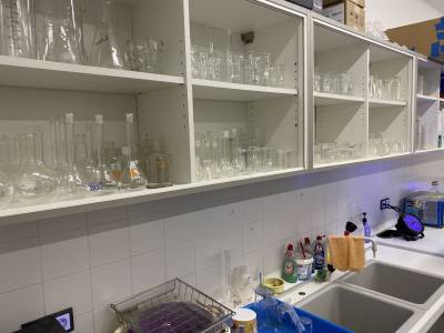 Blick ins Chemielabor.