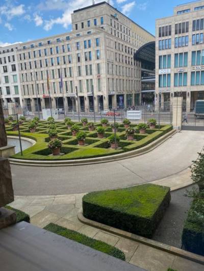 Blick aus dem Bundesrat auf die Leipziger Strae